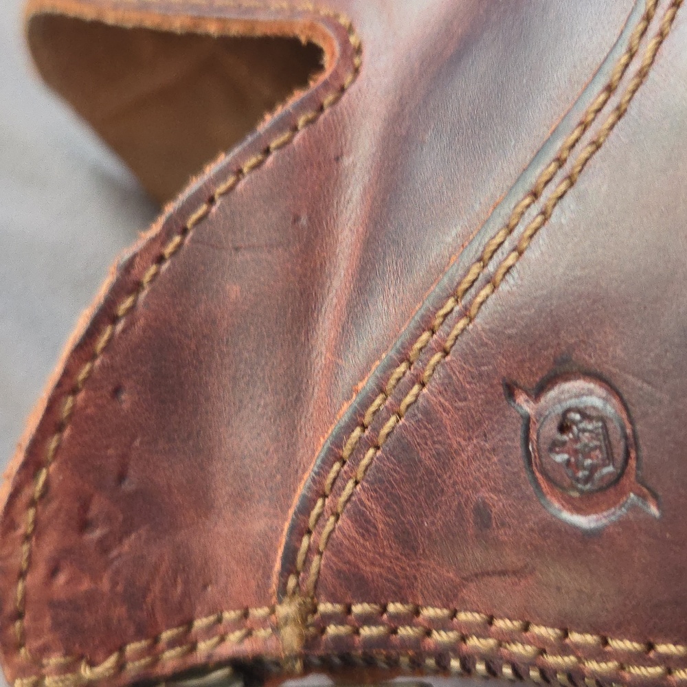 BORN Women's Brown Leather Ankle Booties - Picture 8 of 12
